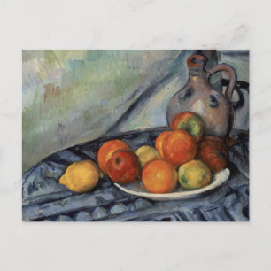 Paul Cezanne - Fruit and a Jug on a Table Postcard
