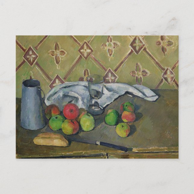 Paul Cezanne | Fruit, Serviette and Milk Jug, c.18 Postcard (Front)