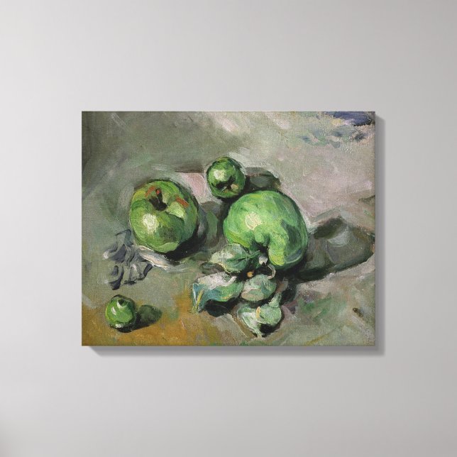 Paul Cezanne | Green Apples, c.1872-73 Canvas Print (Front)