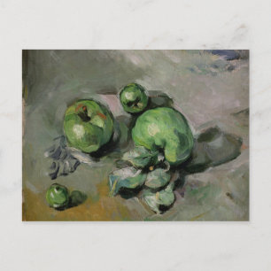 Paul Cezanne Green Apples, c.1872-73 Postcard