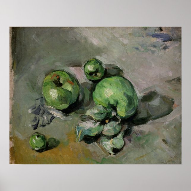 Paul Cezanne | Green Apples, c.1872-73 Poster (Front)