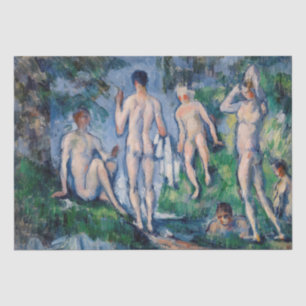 Paul Cezanne - Group of Bathers Tissue Paper
