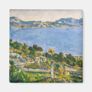 Paul Cezanne - Gulf of Marseille seen from Estaque Magnet