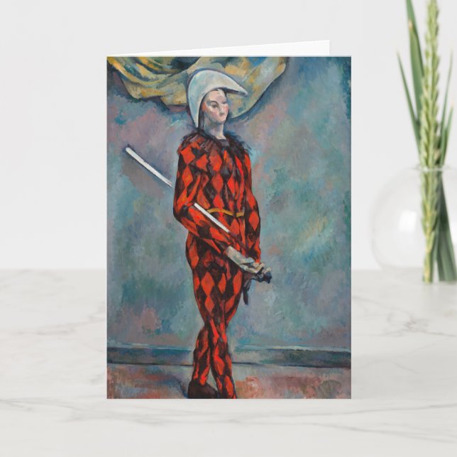Paul Cezanne - Harlequin Card (Front)