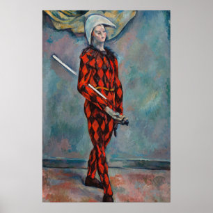 Paul Cezanne - Harlequin Poster