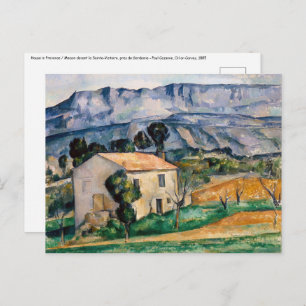 Paul Cezanne - House in Provence Postcard