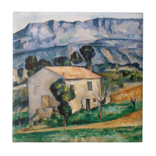 Paul Cezanne - House in Provence Tile