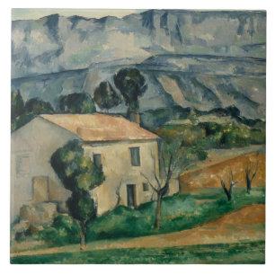 Paul Cezanne - House in Provence Tile