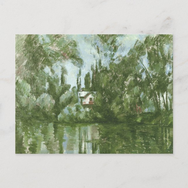 Paul Cezanne | House on the Banks of the Marne, 18 Postcard (Front)
