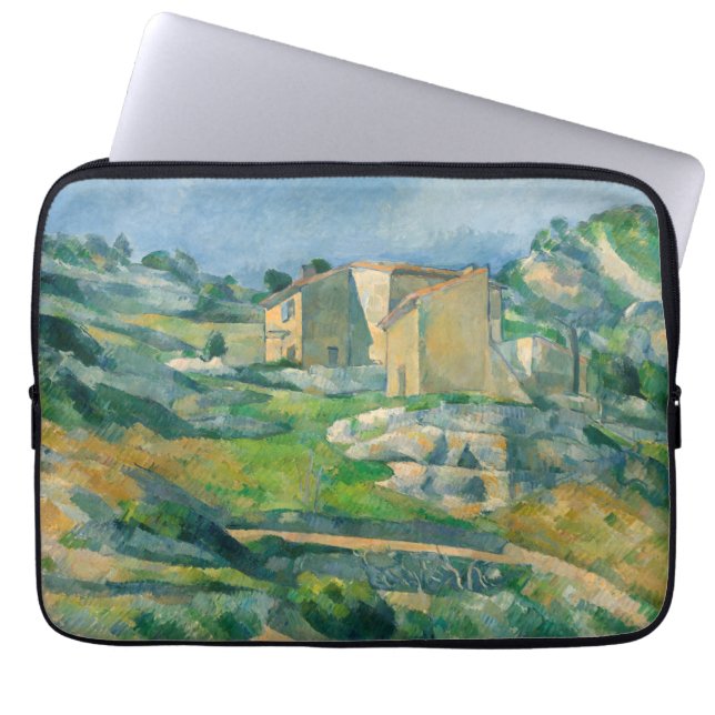 Paul Cezanne - Houses in Provence, Riaux Valley Laptop Sleeve (Front)