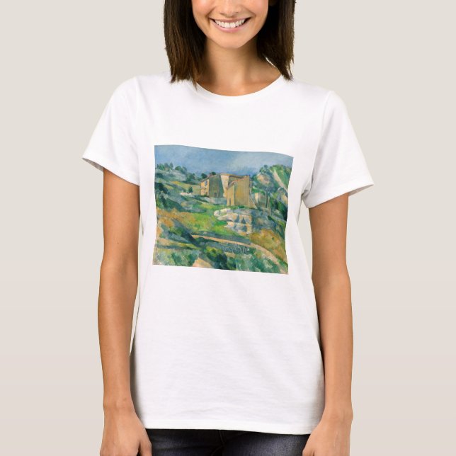 Paul Cezanne - Houses in Provence, Riaux Valley T-Shirt (Front)
