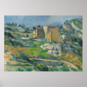 Paul Cezanne   Houses in the Provence: The Riaux V Poster