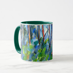 Paul Cezanne: In the Woods, painting by Cezanne Mu Mug