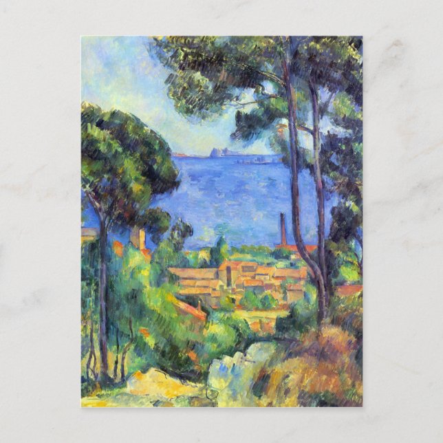 Paul Cezanne - Land scape Postcard (Front)