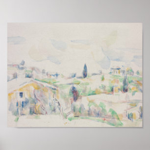 Paul Cezanne - Landscape in Provence Poster