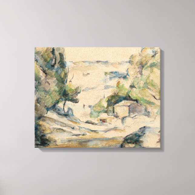 Paul Cezanne - Landscape in the Provence Canvas Print (Front)