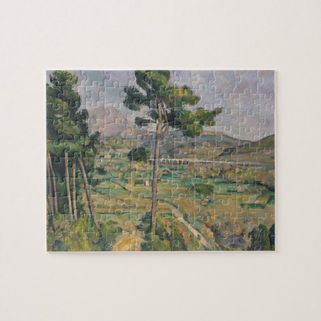 Paul Cezanne | Landscape with viaduct Jigsaw Puzzle (Horizontal)