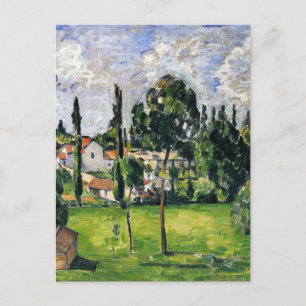 Paul Cezanne - Landscape with Waterline, Postcard
