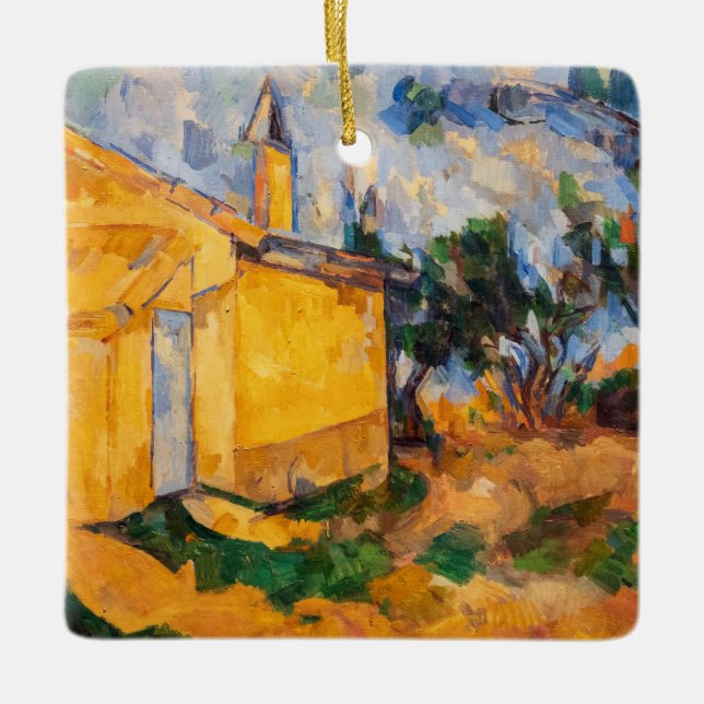 Paul Cezanne - Le Cabanon de Jourdan Ceramic Ornament (Front)