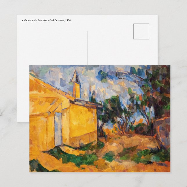 Paul Cezanne - Le Cabanon de Jourdan Postcard (Front/Back)
