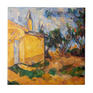 Paul Cezanne - Le Cabanon de Jourdan Tile