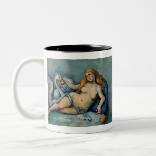 Paul Cézanne Leda and the Swan (Léda au cygne) Two-Tone Coffee Mug