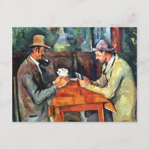 Paul Cézanne, Les joueurs de carte (Postcard) Postcard