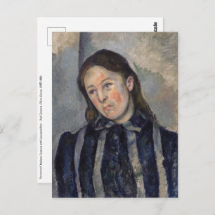 Paul Cezanne - Madame Cezanne with Loosened Hair Postcard