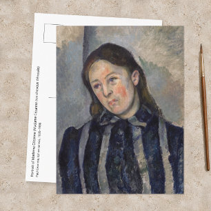 Paul Cezanne - Madame Cezanne with Loosened Hair Postcard
