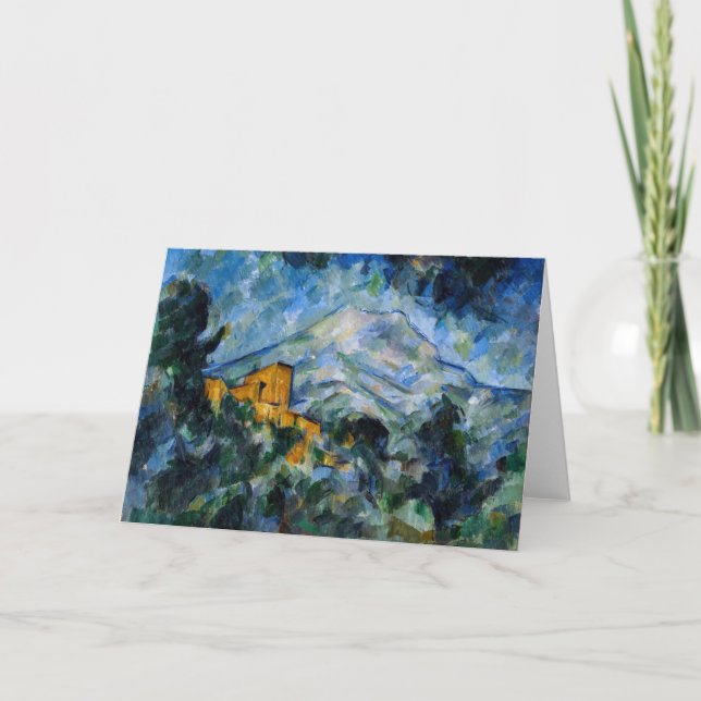 Paul Cezanne - Mont Saint-Victoire & Chateau Noir Card (Front)