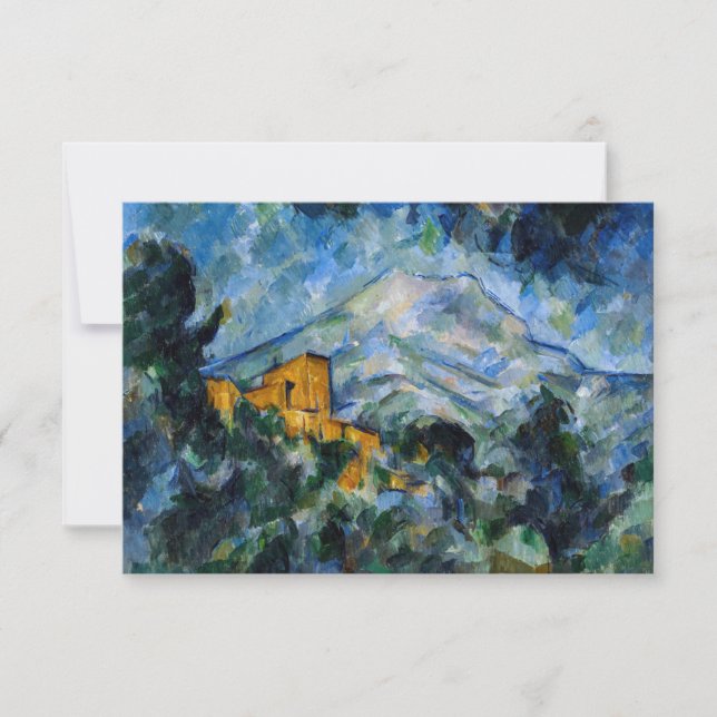 Paul Cezanne - Mont Saint-Victoire & Chateau Noir Thank You Card (Front)