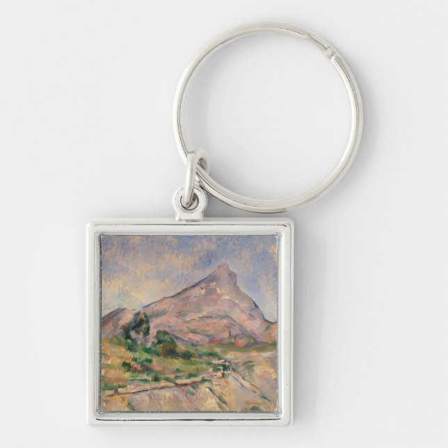 Paul Cezanne | Mont Sainte-Victoire, 1897-98 Key Ring (Front)