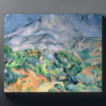 Paul Cezanne | Mont Sainte-Victoire, 1900 Plaque<br><div class="desc">Image Collection Number:  BAL49324  Mont Sainte-Victoire,  1900 (oil on canvas). Cezanne,  Paul (1839-1906) oil on canvas. Hermitage,  St. Petersburg,  Russia .  1900</div>