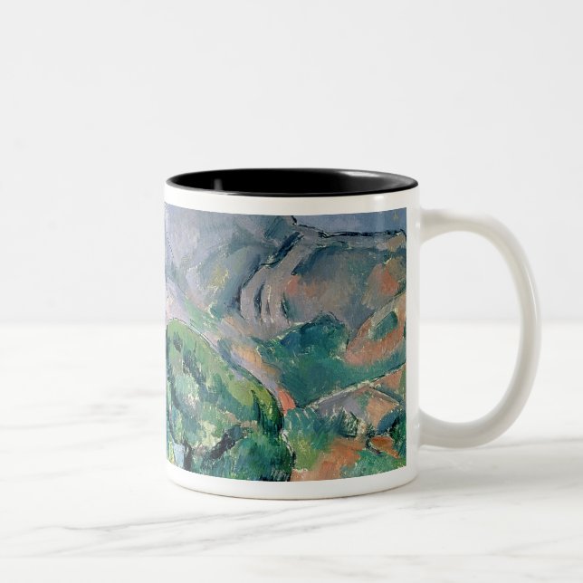 Paul Cezanne | Mont Sainte-Victoire, 1900 Two-Tone Coffee Mug (Right)