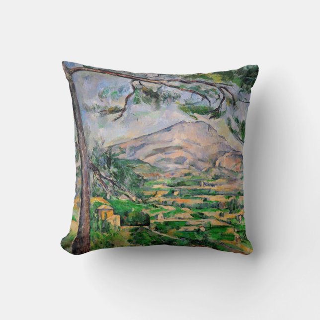 Paul Cezanne - Mont Sainte-Victoire and Large Pine Cushion (Front)
