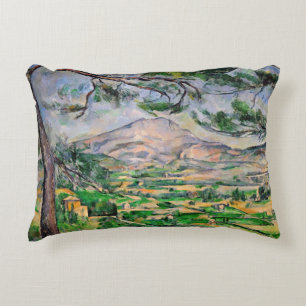 Paul Cezanne - Mont Sainte-Victoire and Large Pine Decorative Cushion