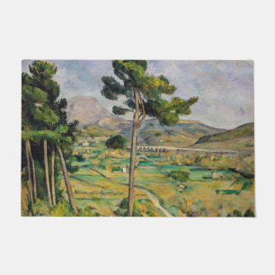 Paul Cezanne - Mont Sainte-Victoire and Viaduct Doormat