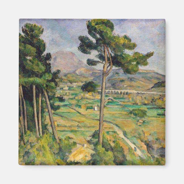 Paul Cezanne - Mont Sainte-Victoire and Viaduct Magnet (Front)