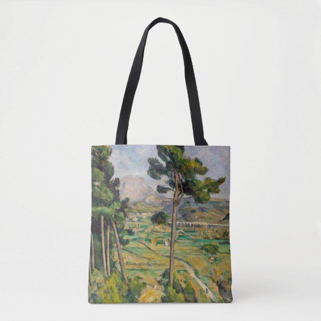Paul Cezanne - Mont Sainte-Victoire and Viaduct Tote Bag (Front)