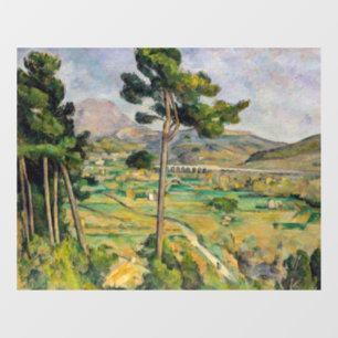 Paul Cezanne - Mont Sainte-Victoire and Viaduct Window Cling
