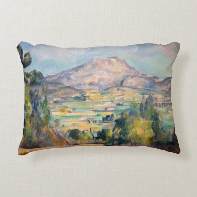 Paul Cezanne - Mont Sainte-Victoire Decorative Cushion (Front)