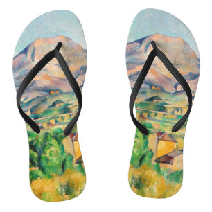 Paul Cezanne - Mont Sainte-Victoire Flip Flops