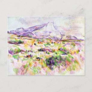 Paul Cezanne   Mont Sainte-Victoire from Les Lauve Postcard