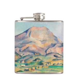 Paul Cezanne - Mont Sainte-Victoire Hip Flask