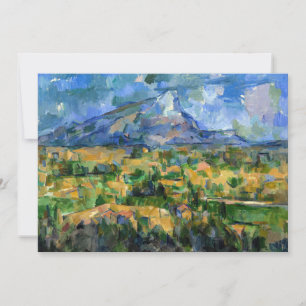 Paul Cezanne - Mont Sainte-Victoire Invitation