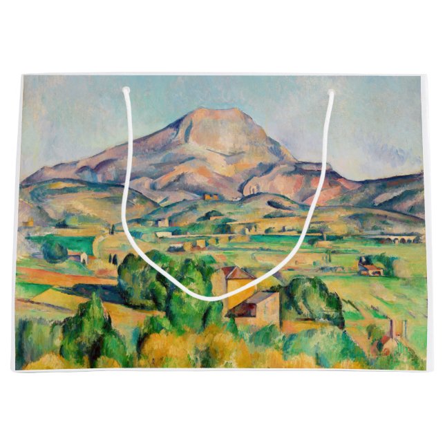 Paul Cezanne - Mont Sainte-Victoire Large Gift Bag (Front)