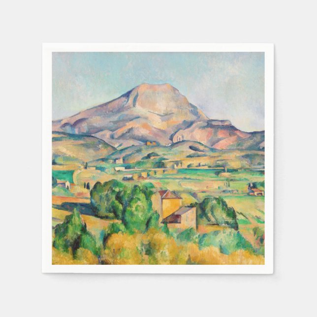 Paul Cezanne - Mont Sainte-Victoire Napkin (Front)