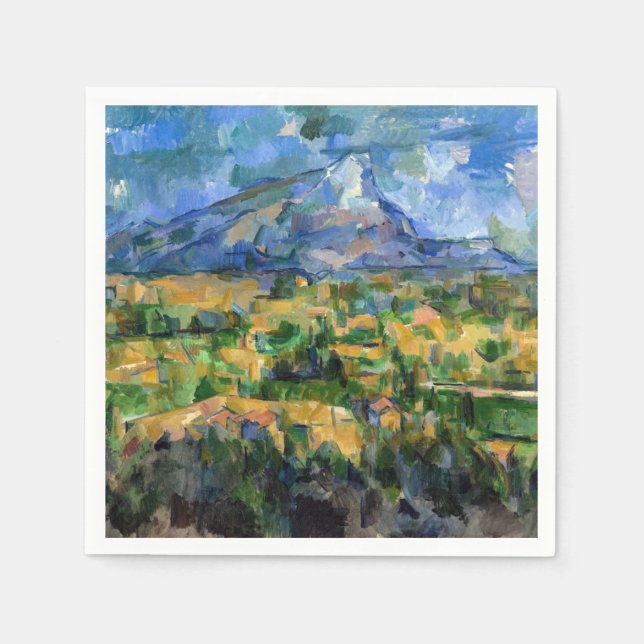 Paul Cezanne - Mont Sainte-Victoire Napkin (Front)