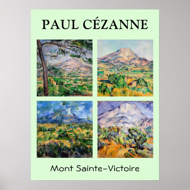 Paul Cezanne  - Mont Sainte-Victoire Selection Poster (Front)