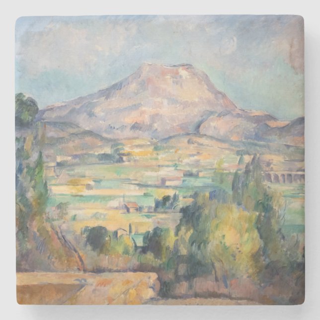 Paul Cezanne - Mont Sainte-Victoire Stone Coaster (Front)